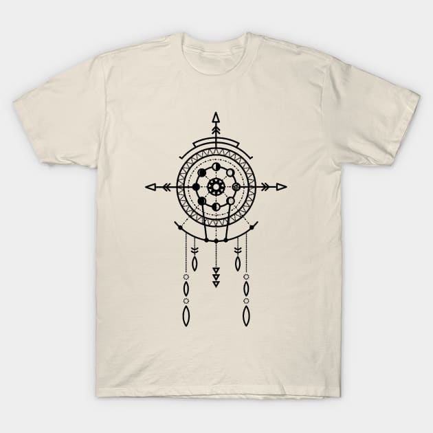 Mandala Shamana T-Shirt by gencodemirer